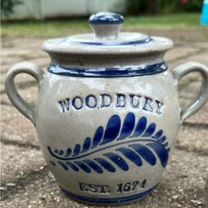 Westerwald Stoneware Pottery- Bean Pot